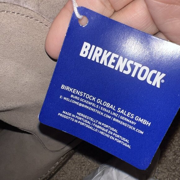 Birkenstock Uppsala Boot Shearling Suede Leather Beige Taupe Women’s 5.5/36 - Picture 12 of 13